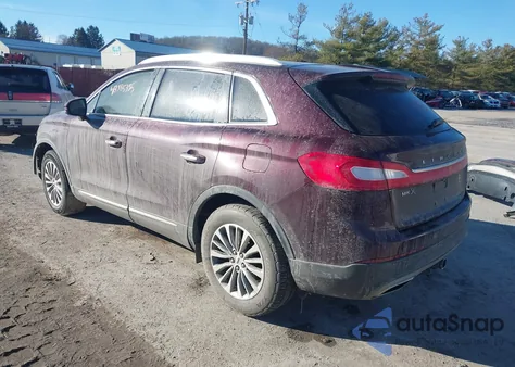 2017 Lincoln Mkx Select z USA, uszkodzony, nr VIN 2LMPJ6KR9HBL25198